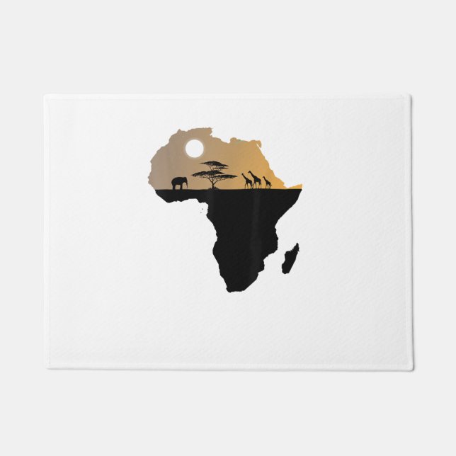 Paillasson Afrique Continent Safari (Devant)