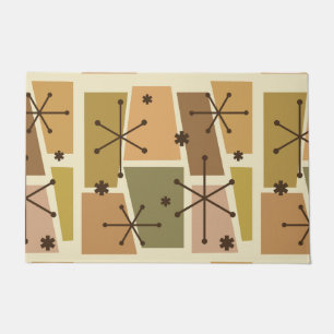 Paillasson Age atomique Pop Art Brown