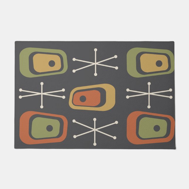 Paillasson Âge atomique rétro Multicolore (Devant)