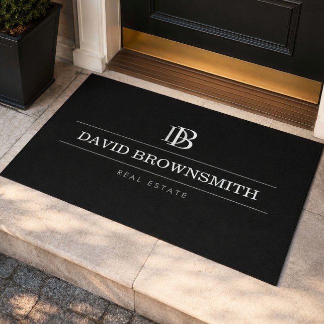 Paillasson Agent immobilier professionnel Monogramme Immobili (Créateur téléchargé)