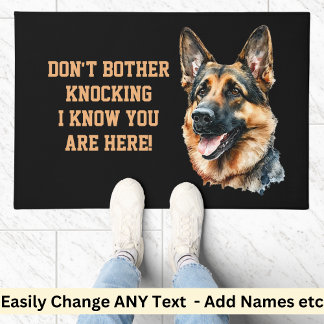 Paillasson Ajouter Photo de chien Modifier le texte Ne pas fr