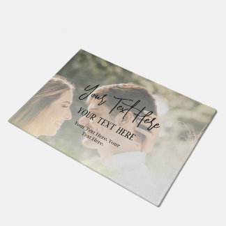 Paillasson Ajouter votre photo et votre texte Vintage