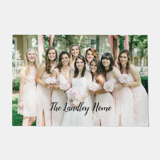 Paillasson Ajouter votre propre photo personnalisée (Devant)