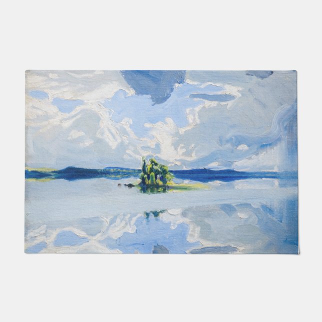 Paillasson Akseli Gallen-Kallela - Nuages au-dessus d'un lac (Devant)