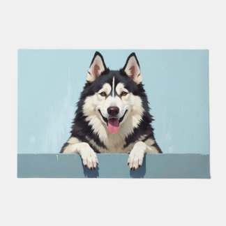 Paillasson Alaskan Malamute Dog Art