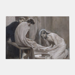 Paillasson Albert Edelfeel - Jésus Laver les pieds des discip