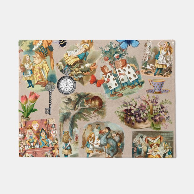 Paillasson Alice à Wonderland Cheshire Cat Characters (Devant)