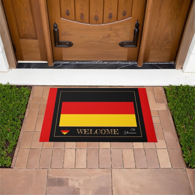 Paillasson Allemagne & Allemagne Flag house mats /sports Bien (De plein air)