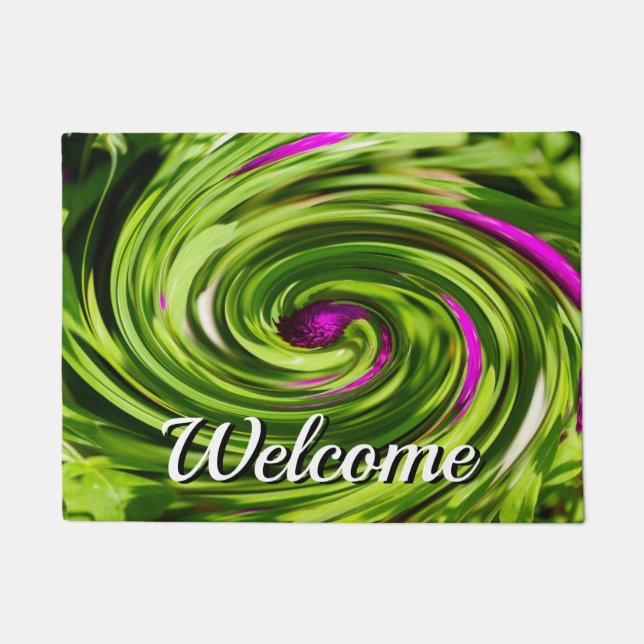 Paillasson Allium Abstrait Welcome Doormat (Devant)