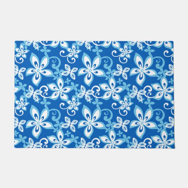 Paillasson ALOHA HAWAII (BLEU x 2) (Devant)