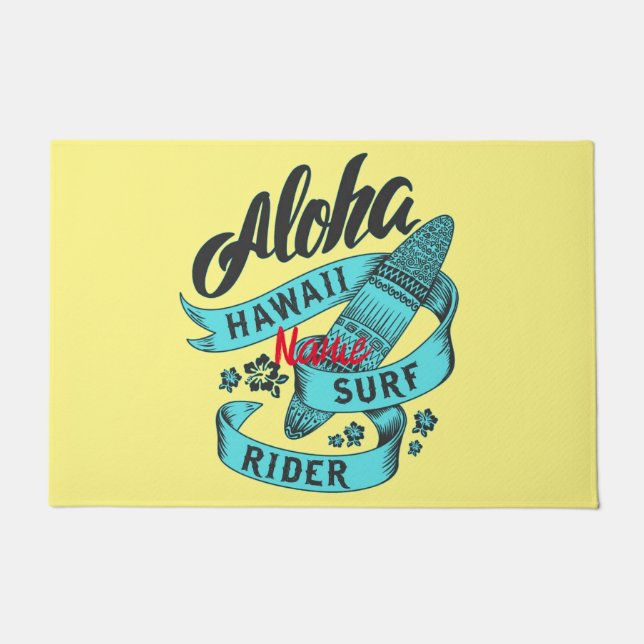 Paillasson Aloha Hawaii Surf Rider Thunder_Cove (Devant)