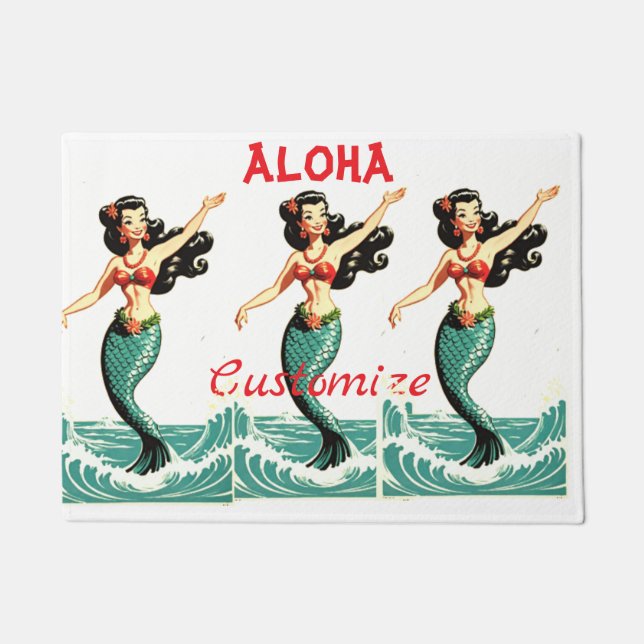 Paillasson Aloha Mermaid Thunder_Thunder_Cove (Devant)