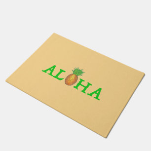 Paillasson ALOHA Tropical Island Hawaiian Pineappy Door Mat