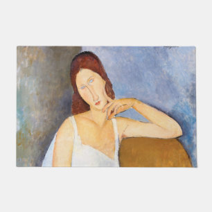 Paillasson Amedeo Modigliani - Jeanne Hebuterne