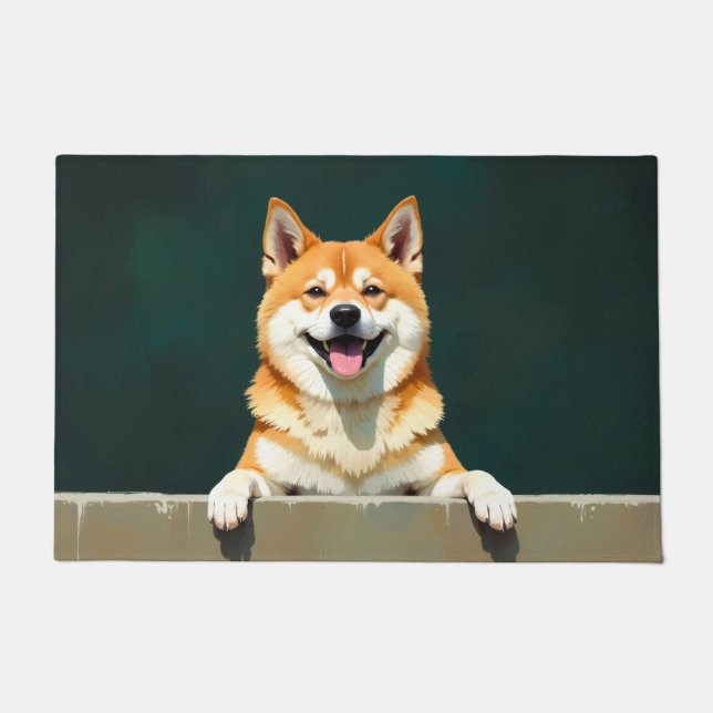 Paillasson American Akita Dog Doormat Art (Devant)