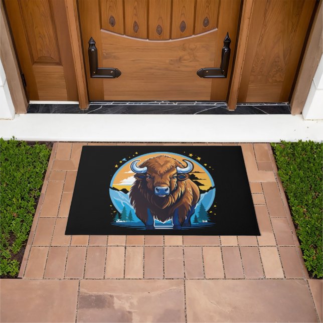 Paillasson american bison (De plein air)