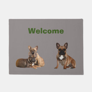Paillasson Amis bouledogues français Bulldog français