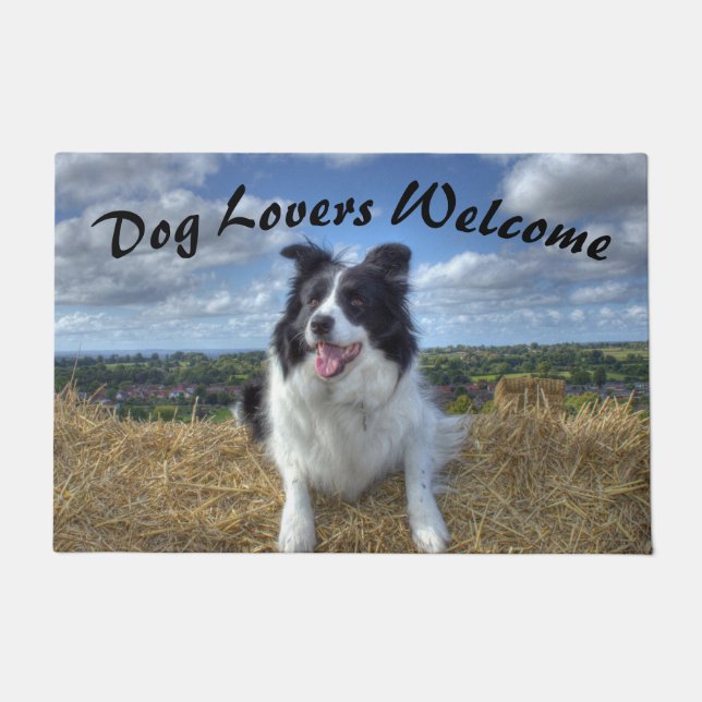 Paillasson Amoureux de chiens Colley (Devant)