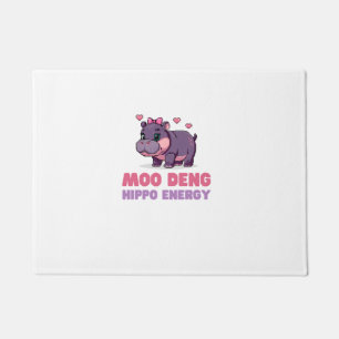 Paillasson Amoureux des animaux d'ÉNERGIE MOO DENG HIPPO Hip