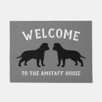 AmStaff American Staffordshire Terrier Silhouettes