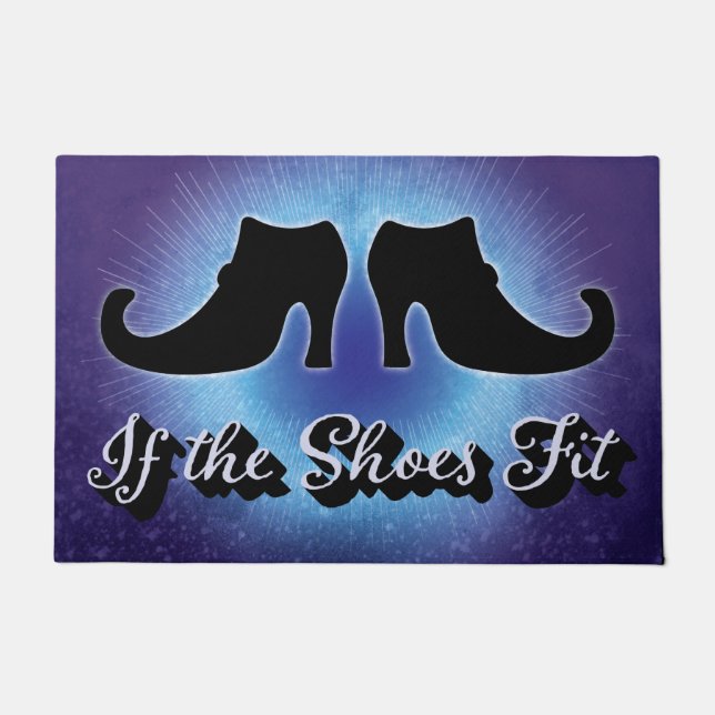 Paillasson Amusante sorcière d'Halloween (Devant)