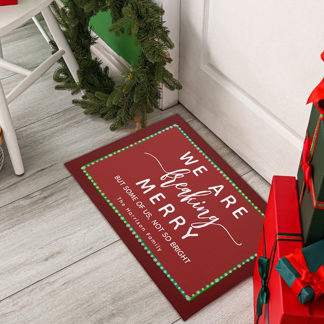 Paillasson Amusement de fêtes amusant (Holiday Funny Fun Doormat)