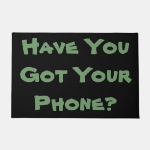 Paillasson amusement gai d'original d'expression de rappel