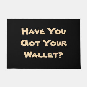 Paillasson amusement gai d'original d'expression de rappel