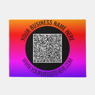 Paillasson Analyse du code QR et format de texte personnalisé