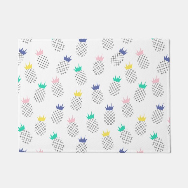 Paillasson Ananas Abstrait (Devant)
