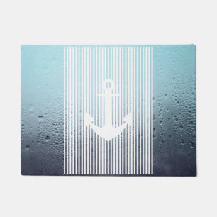 Paillasson ancre nautique de la brume d'eau
