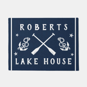 Paillasson Ancres de la marine de Lake House sur mesure