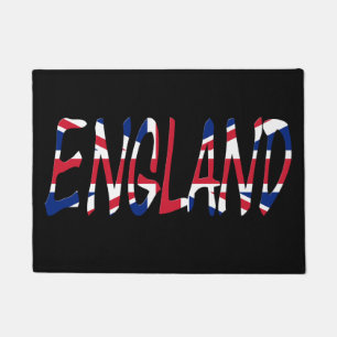 Paillasson Angleterre superposée sur le dmt drapeau Union Jac