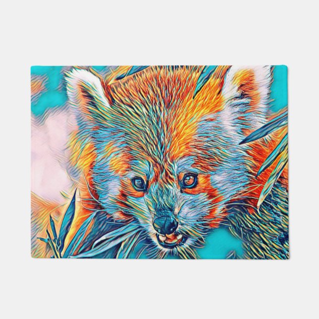 Paillasson AnimalMix_RedPanda_001 (Devant)