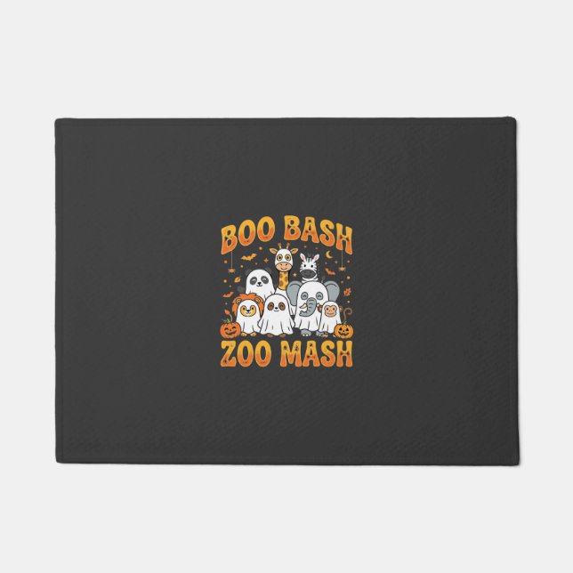 Paillasson Animaux de zoo Halloween Boo Bash Zoo Mash_1 (Devant)