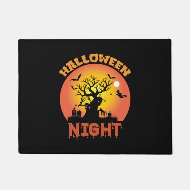 Paillasson Anniversaire de la nuit d'Halloween (Devant)