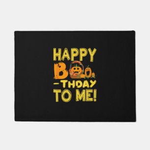 Paillasson Anniversaire Halloween Joyeux Boo-thday pour moi C
