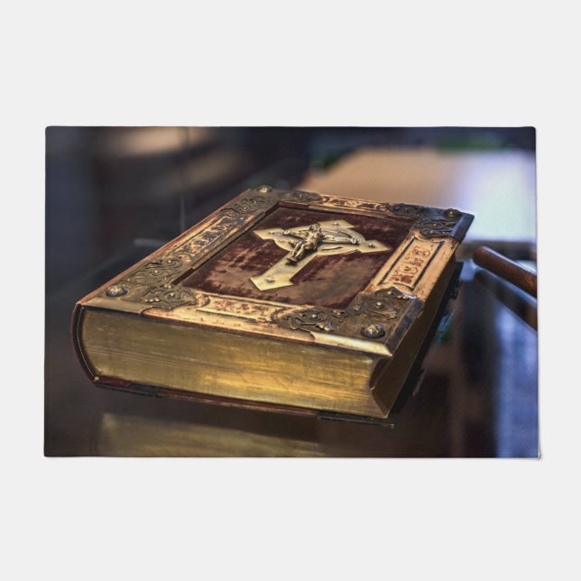 Paillasson Antique Christian Bible Floor Mat (Devant)