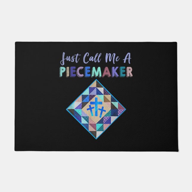 Paillasson Appelez-Moi Un Piecemaker Color Farbic Quiling (Devant)
