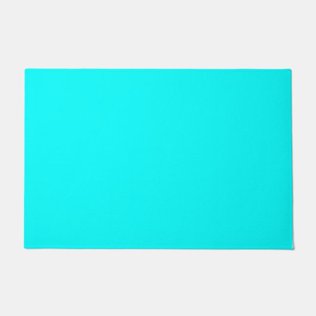 Paillasson Aqua (couleur solide) (Devant)