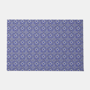 Paillasson Arabe Moyen-Orient Carrelage bleu arabe