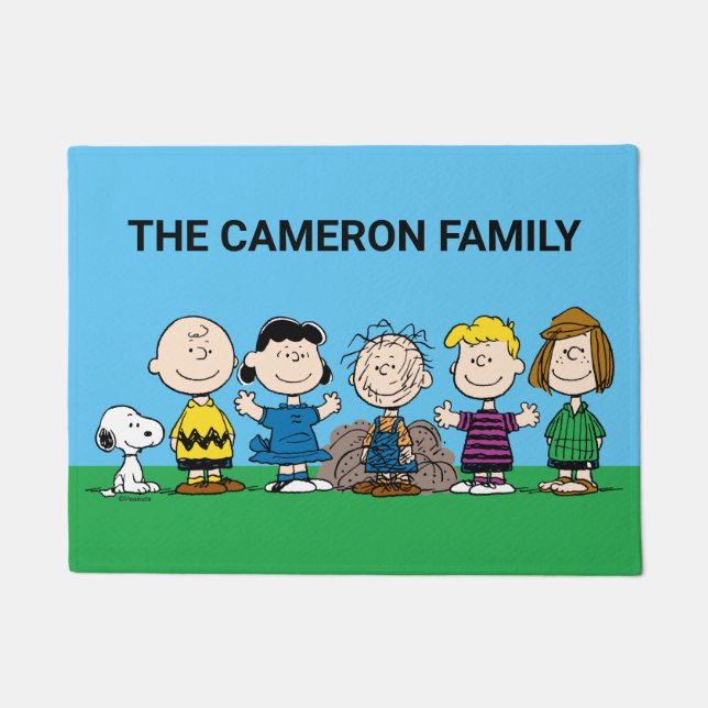 Paillasson Arachides amis dans une rangée (Devant)