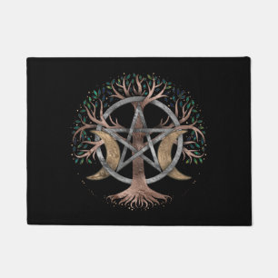 Paillasson Arbre de vie Pentagram Moon Ornement