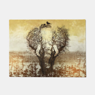 Paillasson Arbre éléphant Abstrait