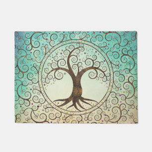 Paillasson Arbre spiral de vie - Yggdrasil