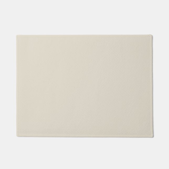 Paillasson Arctic Wolf White Solid Color Print (Devant)
