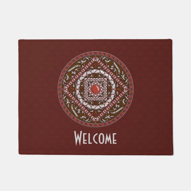 Paillasson Aries Mandala (Devant)