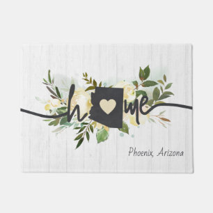 Paillasson Arizona State Personnalisé Votre Maison Ville Rust