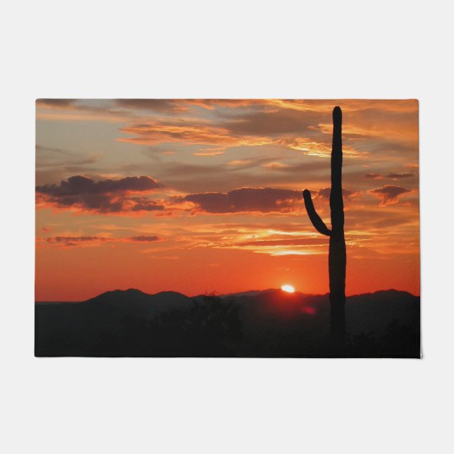 Paillasson Arizona Sunset, de belles couleurs, (Devant)