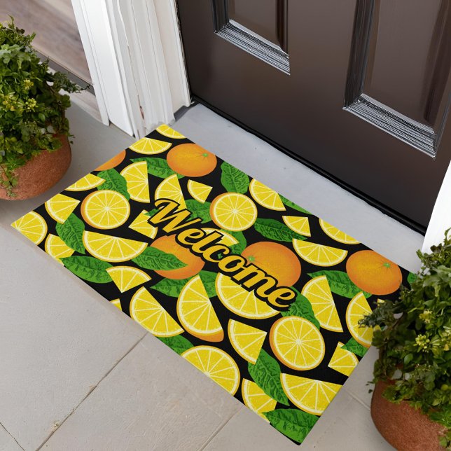 Paillasson Arrière - plan orange (Créateur téléchargé)